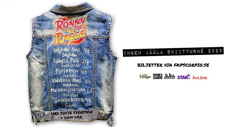 Ronny & Ragge är tillbaka - turnépremiär sensommaren 2025