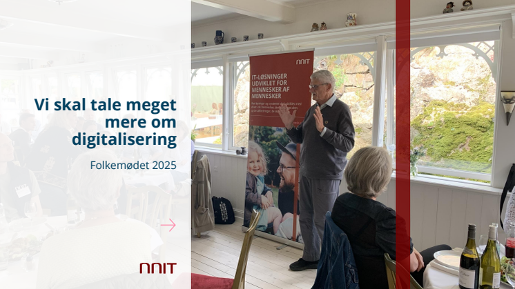 Book NNIT til Folkemødet 2025
