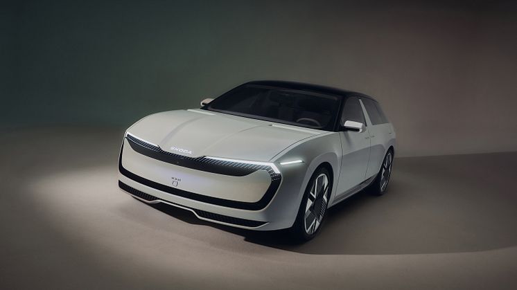 Verdenspremiere på konceptbilen Škoda Vision O, som er forløberen for en elektrisk Octavia Combi.