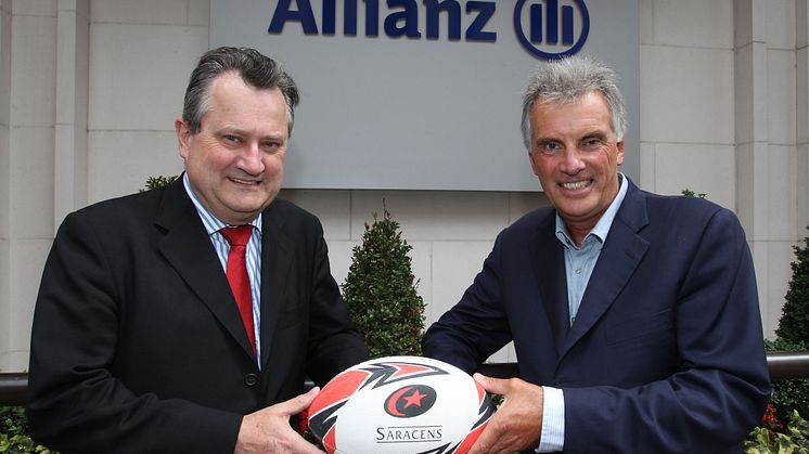 ALLIANZ AND SARACENS ANNOUNCE LANDMARK RUGBY SPONSORSHIP 