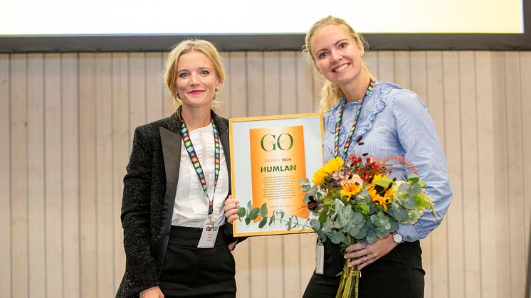 Emma Rung, vd på KRAV, och Sanna Spjut, Customer Development Manager på Arla.