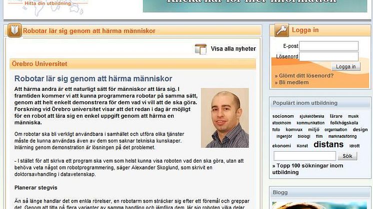 Nordens ledande söktjänst för utbildning väljer Newsdesk