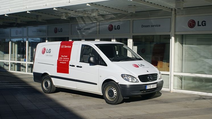 LG första hemelektronikföretag i Sverige med helgöppen kundtjänst