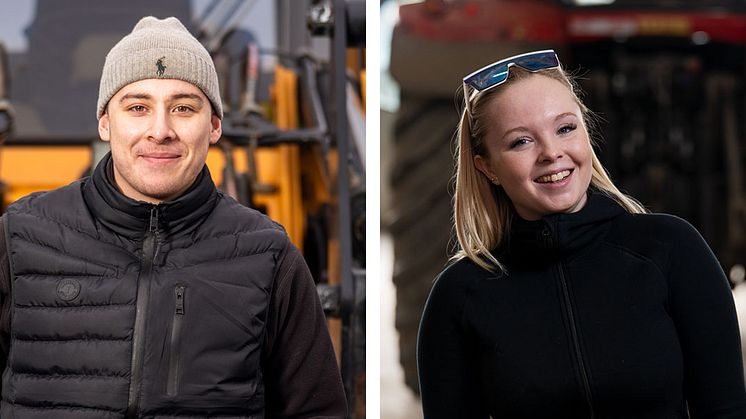 Wilma Ekblom Lindé och Emilio Huerta har tilldelats stipendiet Framtidsbygget 2023. Ett initiativ från Swedol för att locka unga till yrkesbranschen.