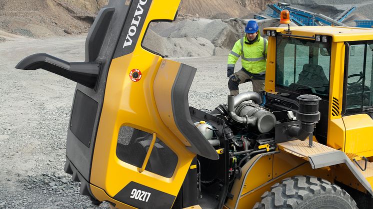 Volvo L110G-L120G hjullastare - motorhuv