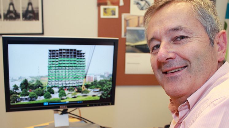 Forskning om snabbyggt hus i moduler