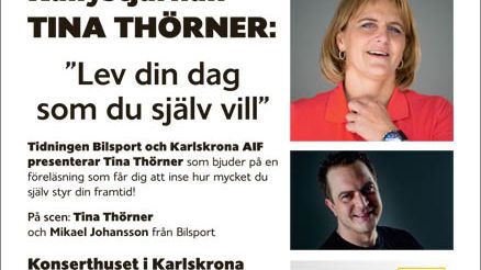 Tina Thörner till Karlskrona