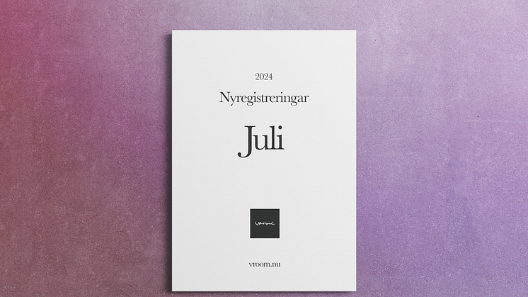 Nyregistreringar juli 2024