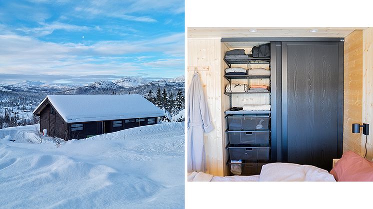 Elfa_Smart förvaringslösning i fjällstuga