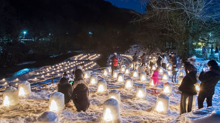 Yunishigawa Onsen Kamakura Snow Hut Festival