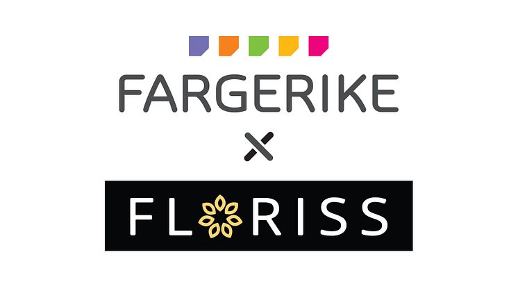 Fargerike og Floriss i samarbeid.