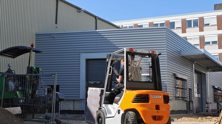 STILL Dieseltruck och gasoltruck varutransport utomhus