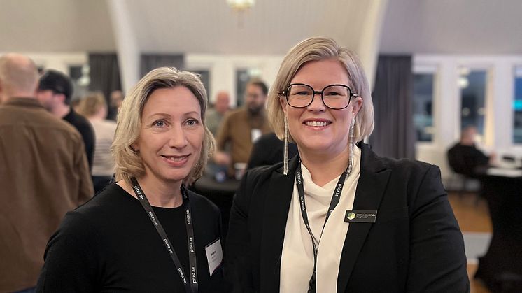 Leverantörsträff - Rebecka och Gun