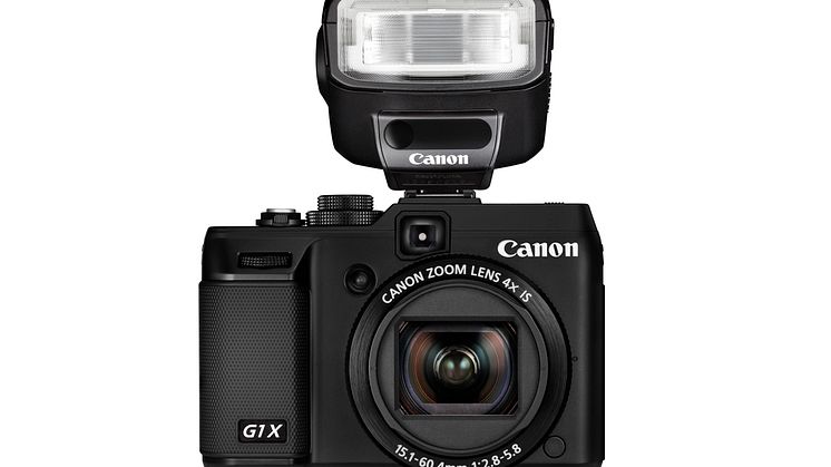 Powershot G1 X FRT FLASH HOR