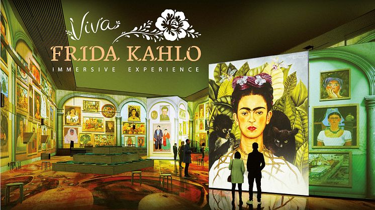 Skandinavisk premiär för upplevelseutställning om Frida Kahlo på Amiralen i Malmö