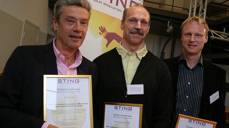 Tre potentiella exportbolag har tagit Take Off! 