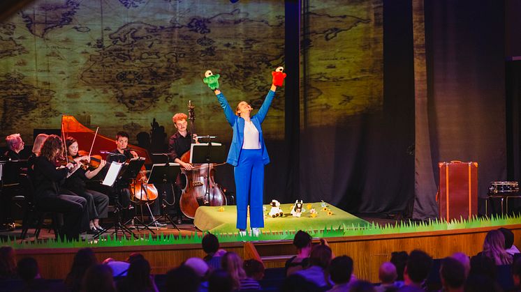Under Symfonikernas Familjefestival 28-29 mars blir det bebiskonsert, öppet hus i foajén, dans, sång och överraskningar.