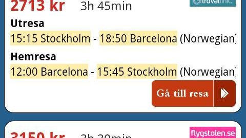 Appen som hittar billigaste resan!