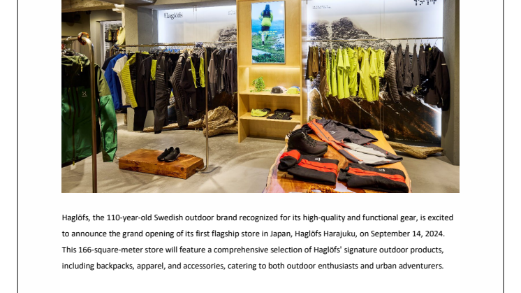 Haglöfs announces the opening of its first flagship store in Japan September 2024.pdf