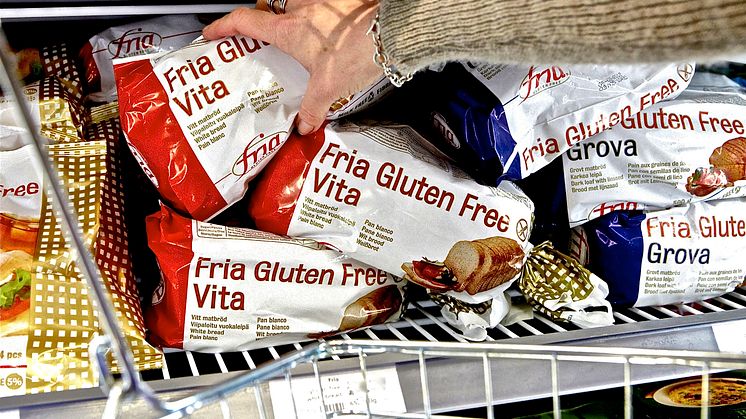 UK DEMAND FOR FRIA'S GLUTEN-FREE PRODUCTS