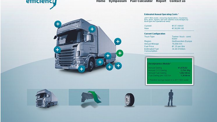 Ny kalkylator hjälper åkerier att spara pengar och minska koldioxidutsläppen