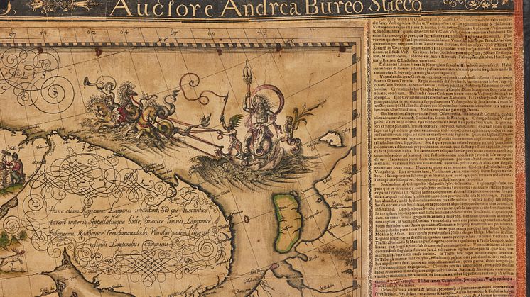 "Orbis Arctoi Nova et Accurata Delineatio" av Andreas Bureus