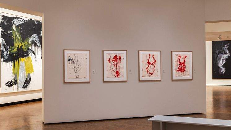 Georg Baselitz Med begge bena først/Feet First