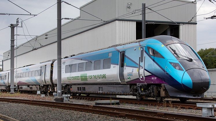 Intercity Battery Train Starts Testing in the North of England
