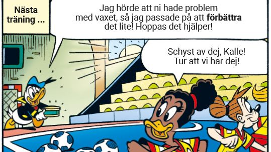 Kalle Anka Jamina Roberts serieruta