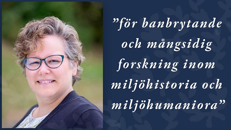 Professor Dolly Jørgensen tilldelas Gad Rausings pris 2025. Priset instiftades 2002 av Kirsten, Finn och Jörn Rausing till faderns minne. Gad Rausing var hedersledamot i Kungl. Vitterhetsakademien.