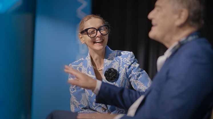 Danica Kragic, styrelseledamot i WASP och Carl-Henric Svanberg, ordförande i den svenska AI-kommissionen.