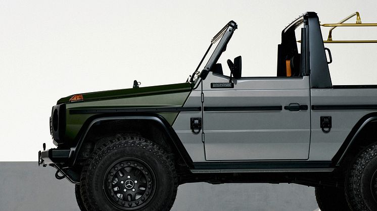 Konstverket Project G-Class Past II Future inspirerat av NIGO