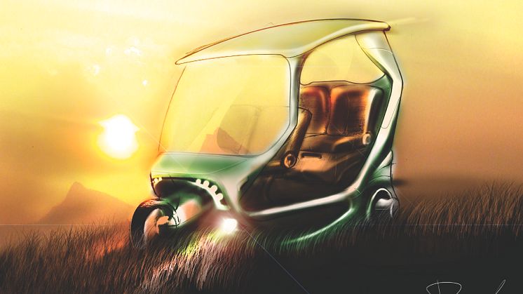 Studenter gör hybrid auto-rickshaw för Indien