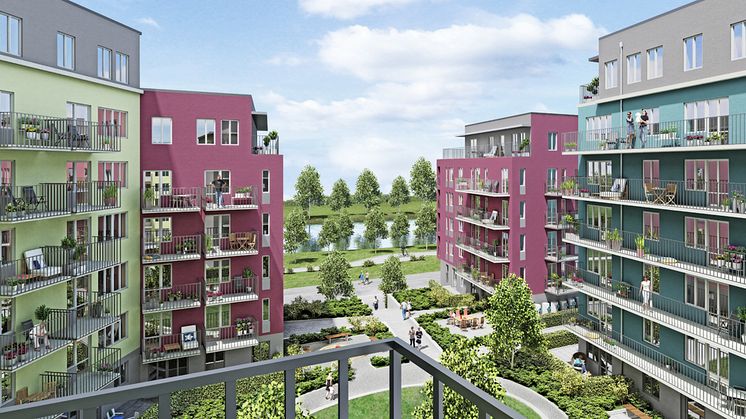 3 april är det säljstart för Svenska Hus kvarter i Norra Djurgårdsstaden