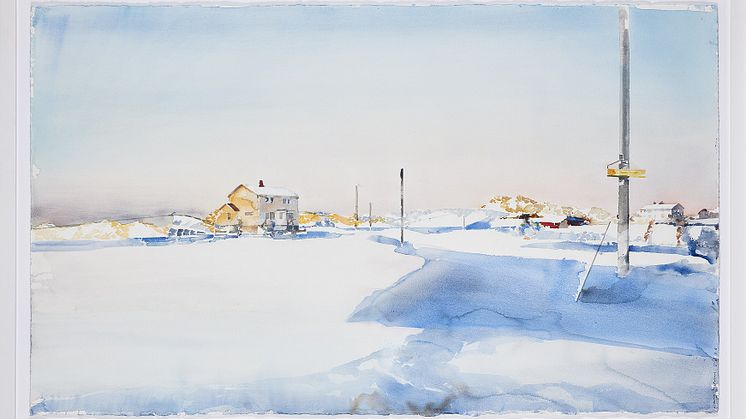 Vinterljus av Lars Lerin