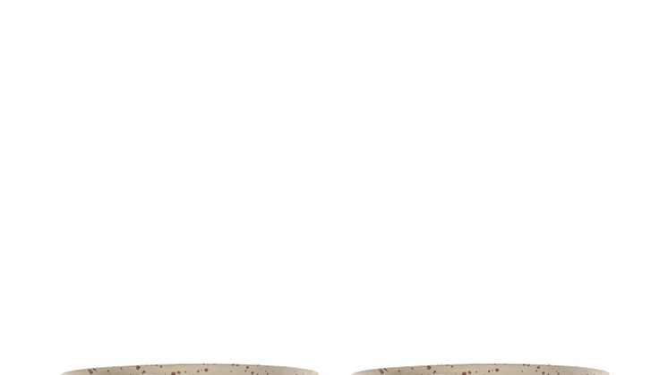 Ditte bowl, 2-pcs Beige/bordeaux