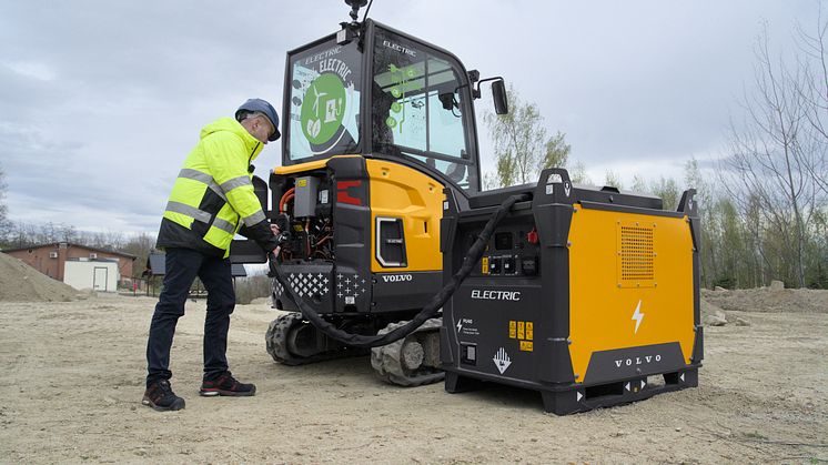 Volvo EC18 och PU40 kraftenhet (batteri)
