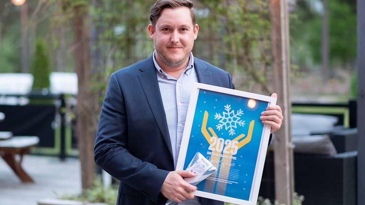 Michael Lindgren, anläggningschef Dundret. Mottagare av Årets Hållbarhetspris