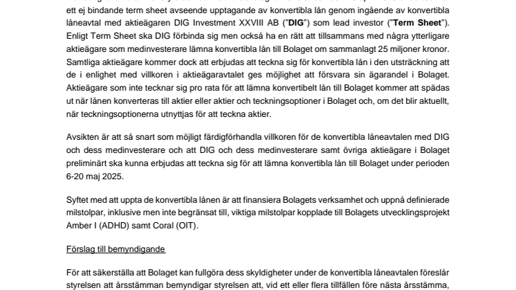 Punkt 13 - Styrelsens fullständiga förslag till beslut om bemyndigande för styrelsen att emittera aktier eller aktier och teckningsoptioner för att fullgör.pdf