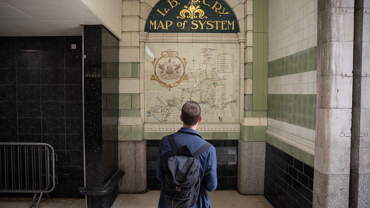 Victoria station heritage rail maps restored