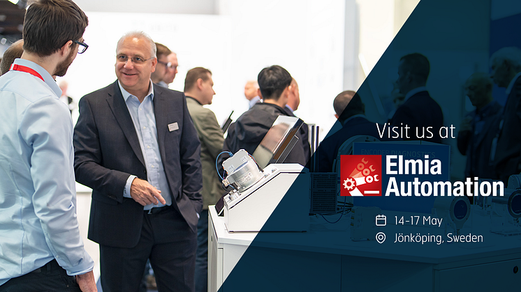 Come and meet us and HEIDENHAIN Scandinavia AB at Elmia Automation in Sweden next week! 👋