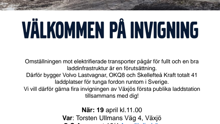 Välkommen på invigning