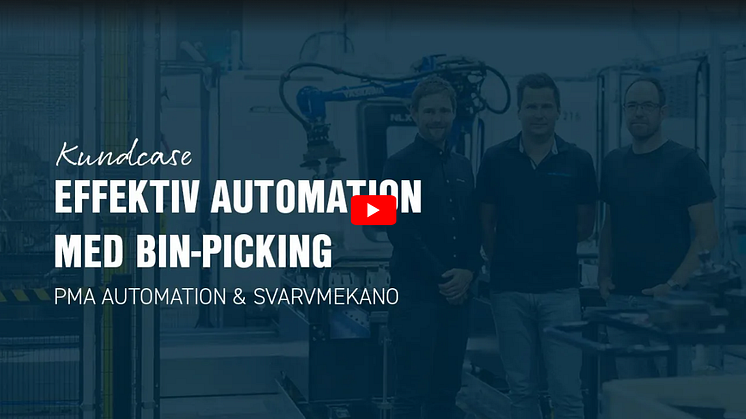Effektiv automation med bin-picking | PMA Automation |  Photoneo | Svarvmekano | OEM Automatic