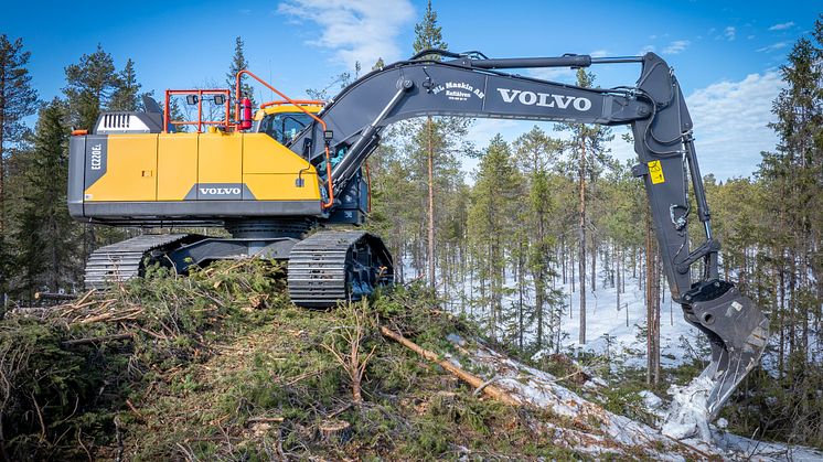 Volvo EC220E High & Wide - stabilitet