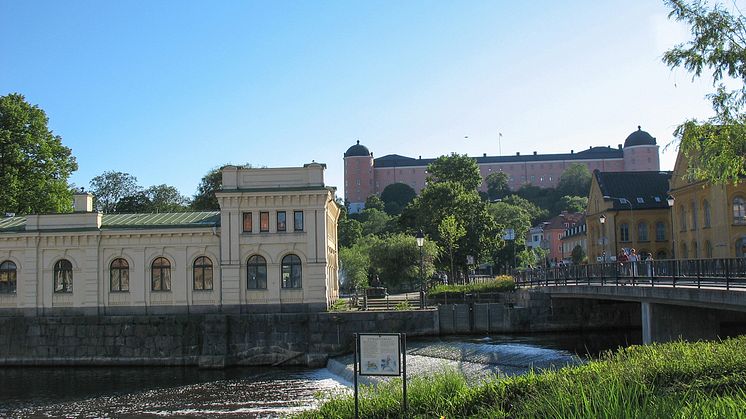 Islandsfallet med Uppsala slott i bakgrunden