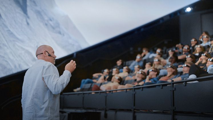WASP:s ordförande Anders Ynnerman på Visualiseringscenter i Norrköping 2024. 