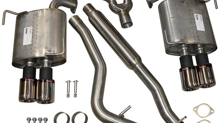 Sportavgassystem i rostfritt till Subaru STI Racing