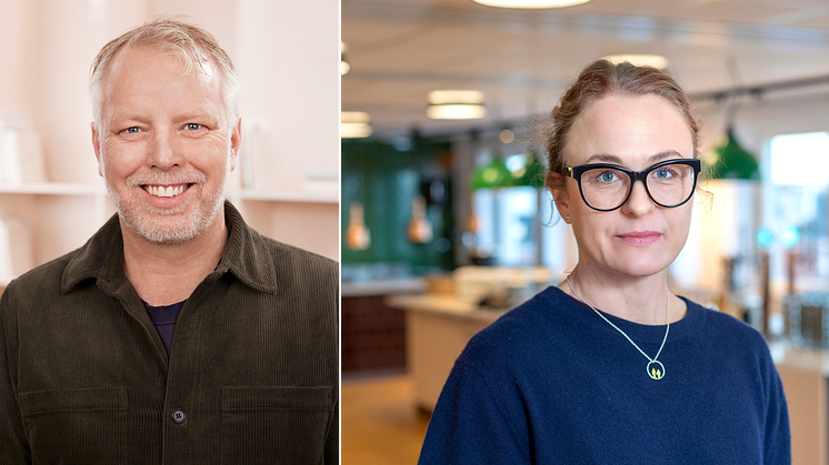Jörgen Åhlin, ny CIO och Anna Ståhle, ny CFO hos Martin & Servera-gruppen