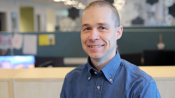Stefan Bäckström, avdelningschef på Digital arbetsplats och plattformar 