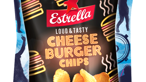 Nyhet! Estrella Cheese Burger Chips